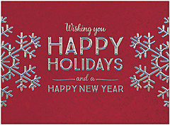 Holiday Snowflakes Greeting Card H9152S-AAA