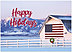 Patriotic Barn Holiday Card H9166D-A