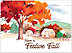 Festive Fall Thanksgiving Card H9096U-AA