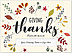 Giving Thanks Die Cut Thanksgiving Card H9093U-AA