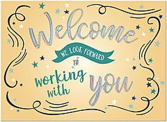 Working Welcome Card A1438U-X