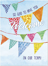 Welcome Flags Card D1439U-Y