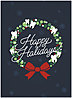 Dental Wreath Holiday Card D1547U-A 