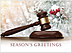 Holiday Gavel Holiday Card H1550U-A