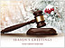 Holiday Gavel Name Card D1551U-4B