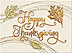 Dancing Leaves Thanksgiving Card H1475G-AAA