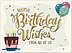 Retro From All Birthday Card A1604V-W