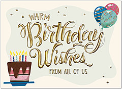 Retro From All Birthday Card A1604V-W