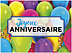 Joyeux Anniversaire Balloon Border D1655U-Y