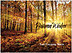 Autumn Sunset Name Card D1669U-V