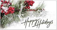 Berry Branch Holiday Card D1768T-B