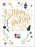 Christmas Icons Logo Card D1779U-4B