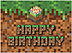 Pixel Party Birthday Card A2263U-Y