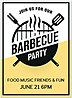 Barbecue Party Invitation D2317U-V