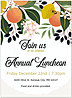 Summer Citrus Invitation D2320U-V