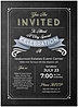 Chalkboard Invitation D2321U-V