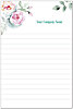 Floral Rose Notepad P2327
