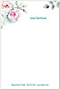 Floral Rose Notepad P2327