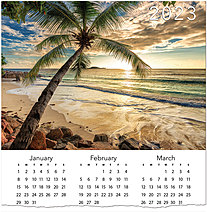 Tropical Calendar Card C2362U-AA