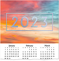 Sunset Foil Calendar Card C2365U-AAA