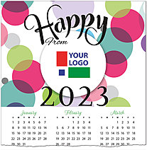 Happy 2023 Logo Calendar Card D2375U-4A