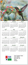 Hummingbird Magnetic Mini Calendar D2385Q-4B