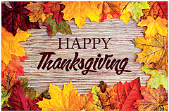 Vibrant Thanksgiving Postcard D2568P-BB