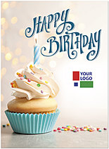 Party Cake Logo Card D2747U-V