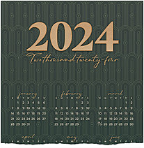 Executive Premium Calendar Card C2574U-AAA