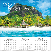 Tropical Paradise Calendar Card C2579U-AA