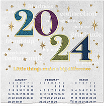 Little Things Foil Calendar Card C2598U-AAA