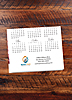 Four Seasons Logo Calendar Card D2641U-4A