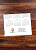 Happy 2024 Logo Calendar Card D2643U-4A