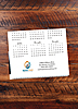 Modern Photo Calendar Card D2644U-4A