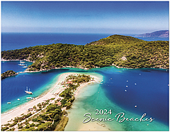 Scenic Beaches Wall Calendar DWM1424