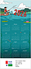 Surprise Catch Calendar Card C3301U-AA