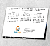 Modern Photo Calendar Card D3304U-4A