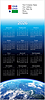 Universe Logo Top Calendar Card D3310U-4A