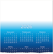 Universe Logo Top Calendar Card D3310U-4A