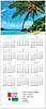 Beach Mini Calendar D3317Q-B