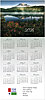 Mountain Premium Calendar Card C2992U-AAA