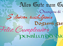 International Birthday Greeting Cards