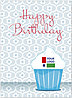 Cupcake Logo Card D2096U-V