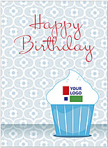 Cupcake Logo Card D2096U-V