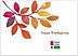 Watercolor Branch Logo Card D4146D-4B