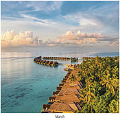 Scenic Beaches Wall Calendar DWM1426