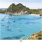 Scenic Beaches Wall Calendar DWM1426