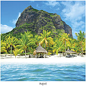 Scenic Beaches Wall Calendar DWM1426