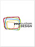 Vertical Custom Flat Card D2441P