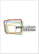 Vertical Custom Flat Card D2441P